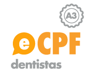 Certificado digital e-CPF - para dentistas - Somente certificado - 36 meses