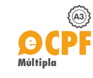 Certificado digital e-CPF - Somente certificado - 36 meses - múltipla