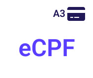 Certificado digital e-CPF - no cartão e leitora - 36 meses